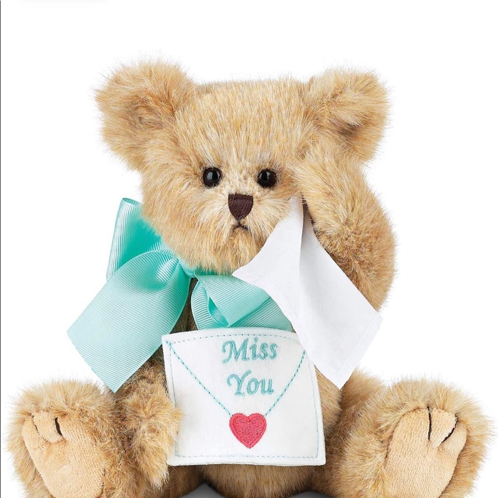 The Bearington Collection Beary Blue Without You plush